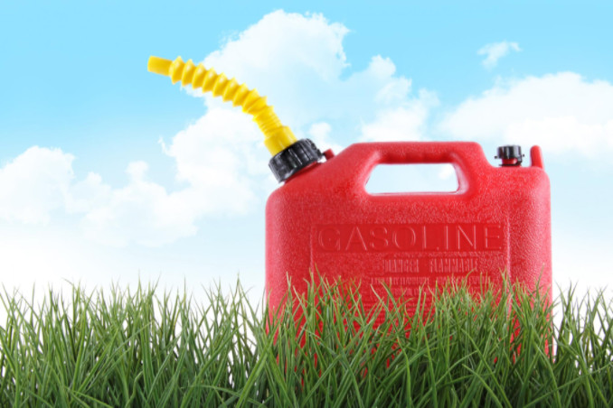 red plastic gas can: SBDPro Automotive Article